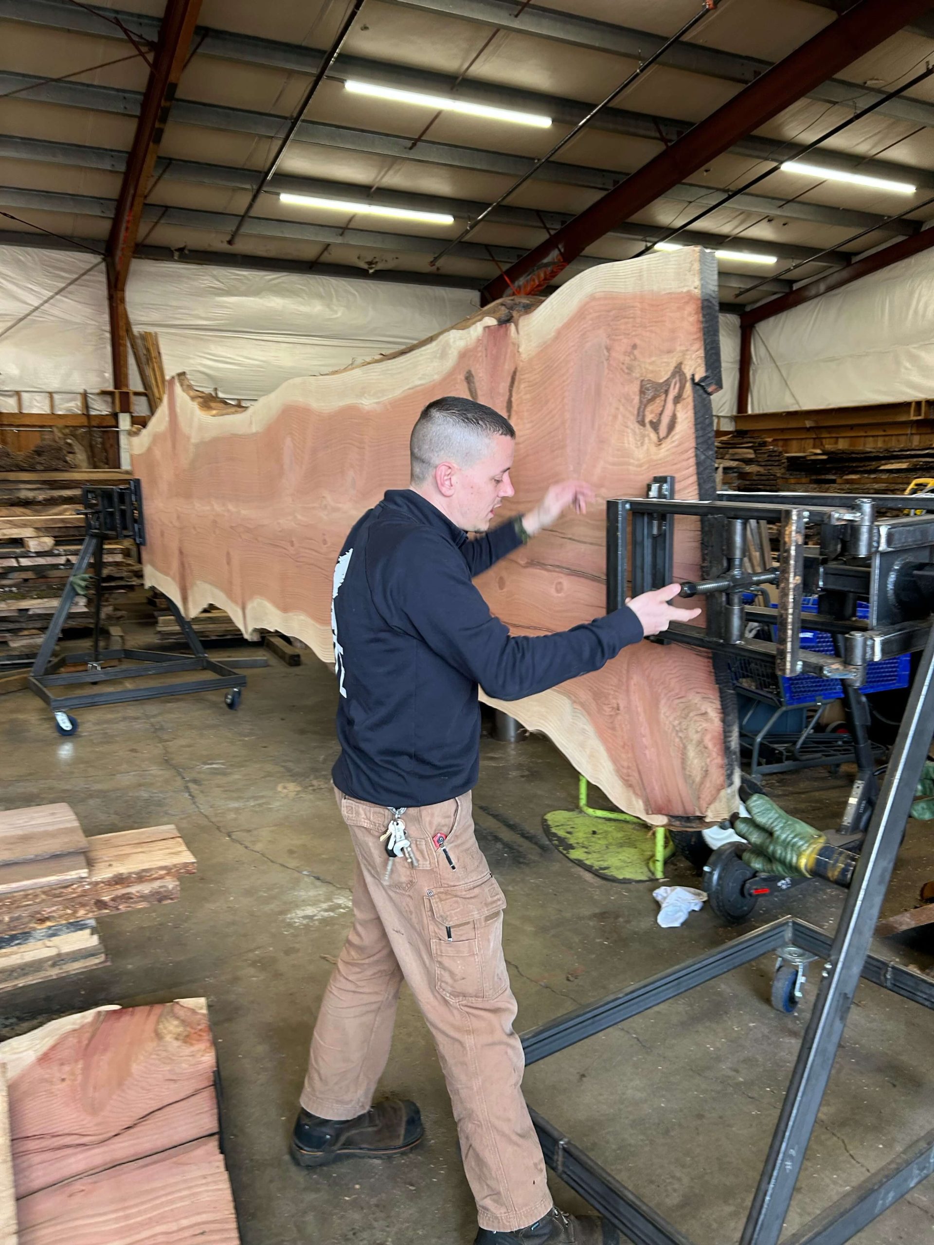 LakewoodLiveEdgeJAWS Saw Mill Live Edge Slab